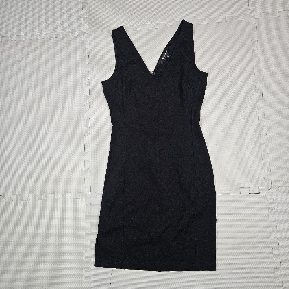 Dynamite Black V-Neck Mini Dress